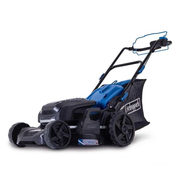 Газонокосарка акумуляторна Scheppach MP470-X SET XL2x2 (47 см, 25-75 мм, 75 л, BL, 2х20 В) | Зображення 1