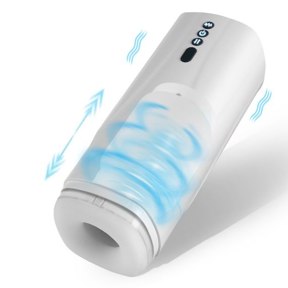 Мастурбатор "Carrie Cup telescopic", 10 режимів вібрації, руху вгору/вниз Sex Aura