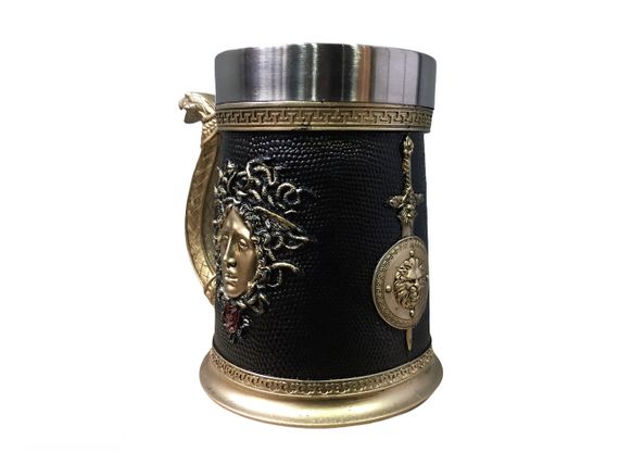 Кружка Чашка Келих Вікінг Воїн Сатана 3D Молот Тора Нержавіюча Сталь | Зображення 5