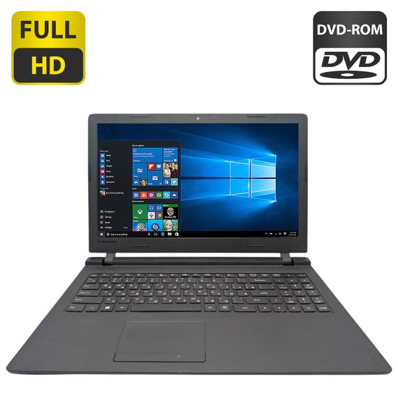 Ноутбук Lenovo IdeaPad 110-15IBY / 15.6" (1920x1080) TN / Intel Celeron N2840 (2 (4) ядра по 2.16 - 2.58 GHz) / 8 GB DDR3 / 500 GB HDD / Intel HD Graphics / WebCam / DVD-ROM б/у