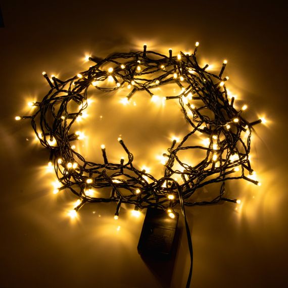 Електрична гірлянда YES Нитка 974832 8.4 м 120 LED тепло-біла | Зображення 1