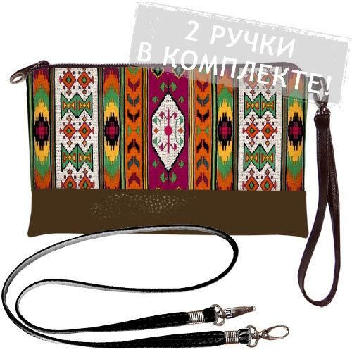 Клатч через плече 25x15 см (KL_GL_KAR016_TBR)