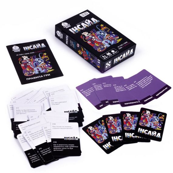 Карткова гра "Інсайд" VT5903-03, 50 карток, правила гри | Зображення 4