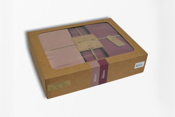 Постільна білизна Limasso Stonewashed Essualte 200 х 220 см Old Rose - Raspberry | Зображення 9