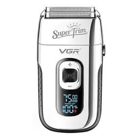 Электробритва шейвер с дисплеем VGR V-332. BK-201 Цвет: серебряный