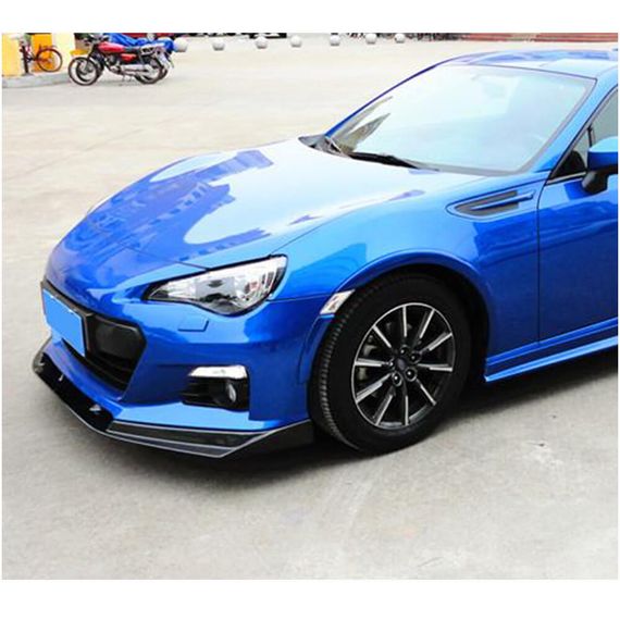 Накладка на передний бампер Lip (2013-2016, Карбон) для Subaru BRZ | Зображення 1