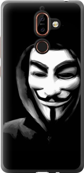 Чехол на Nokia 7 Plus Анонимус "832u-1354-17620"