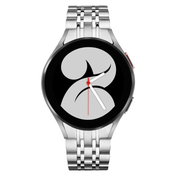 Металевий ремінець Primolux Steel Link для годинника Samsung Galaxy Watch 4 44mm SM-R870 - Silver | Зображення 1