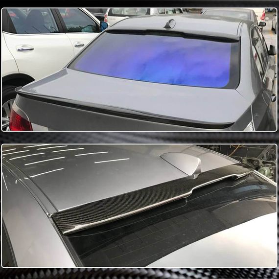 Накладка на спойлер заднего стекла (для SD, Карбон) для BMW 5 серия E-60/61 2003-2010 гг | Зображення 2