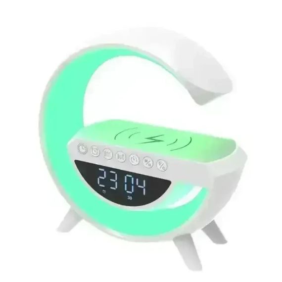 УЦЕНКА! Настольная смарт лампа, ночник BT-3401 RGB Rainbow с Bluetooth колонкой (Плохая упаковка 2865) | Зображення 2