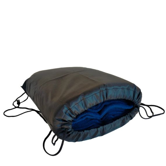 Туристический плед Tactico 145*200 синий - одеяло для кемпинга и туризма в чехле | Зображення 3