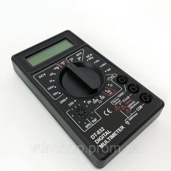 Тестер перевірки напруги, Мультиметр побутовий, Електронний тестер напруги Мультиметр WJ-72 | Зображення 5