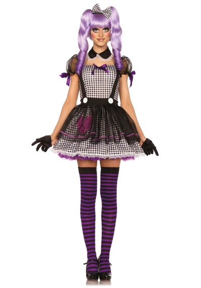 Костюм Доллі Leg Avenue Costume Dead Eye Dollie Black/White | Зображення 1