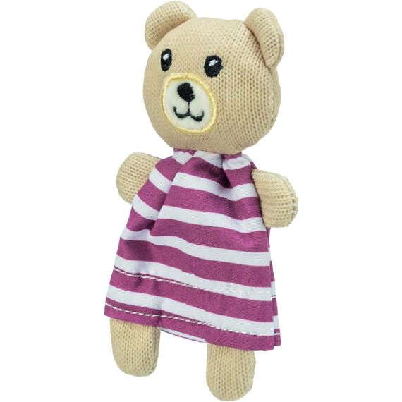 Іграшка Trixie для котів Ведмідь тканина з котячою м ятою 12 см | Зображення 3