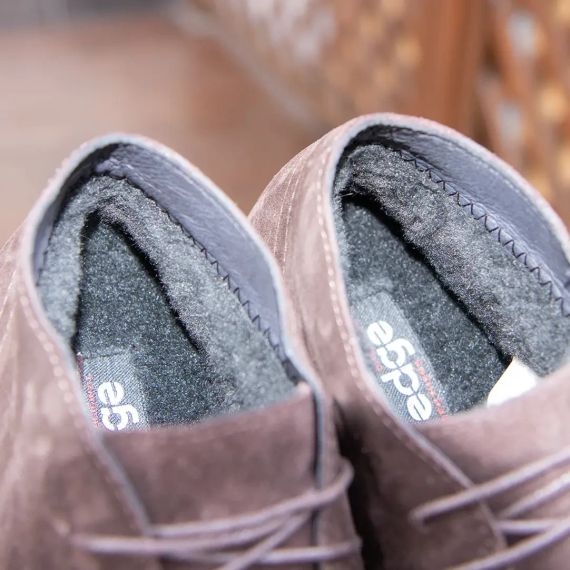 Замшеві черевики коричневого кольору 45 розмір | Зображення 4