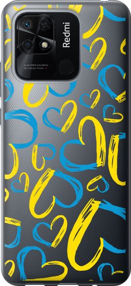 Чехол на Xiaomi Redmi 10C Сердца UA "5292u-2591-17620"