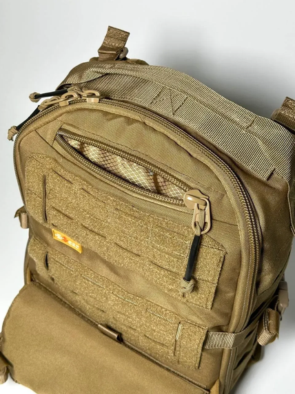 Тактичний та туристичний рюкзак "Адаптер" від E-Gear Койот | Зображення 7