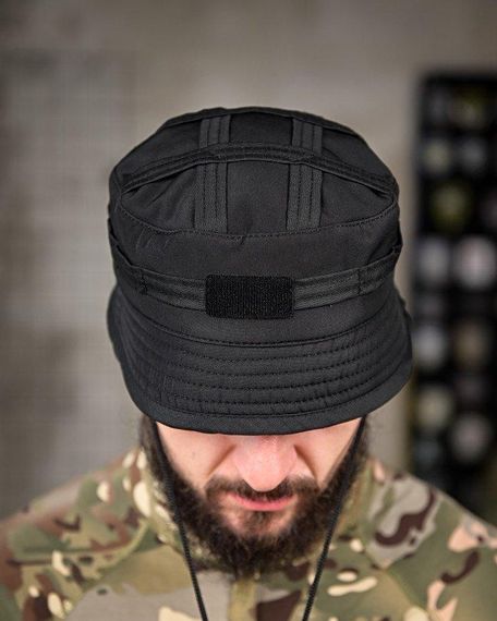 Тактична панама софтшел чорна   ПП8008 | Зображення 1