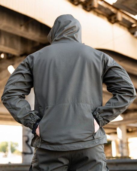 Міська тактична куртка MAXIMUS софтшел light grey ПП7983 | Зображення 6