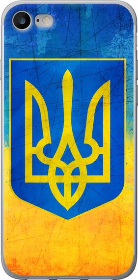 Чехол на iPhone 8 Герб Украины "2036u-1031-17620"