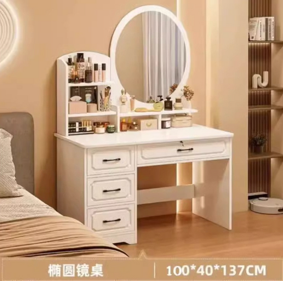 Столик для макіяжу з LED-дзеркалом (STL-MD 103) (100см)