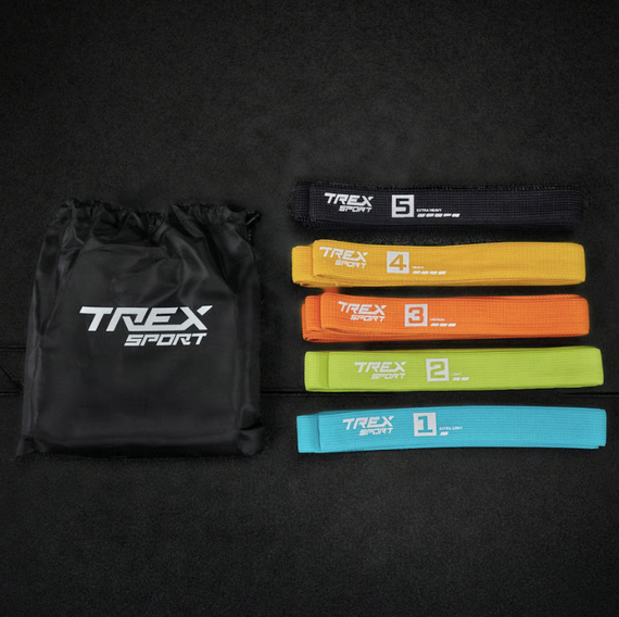 Набор резинок для фитнеса Trex Sport TX-005PBB 5в1 set B | Зображення 1