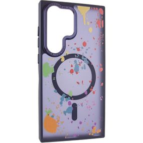 Чохол TPU+PC Flush with Magnetic Fit для Samsung Galaxy S25 Ultra Dark blue
