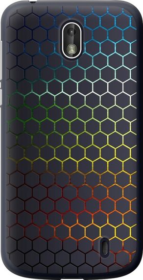 Чехол на Nokia 1 Переливающиеся соты "498u-1373-17620"