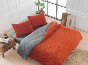 Комплект велюрової постільної білизни Merinos Eternity 200×220 см. Kiremit