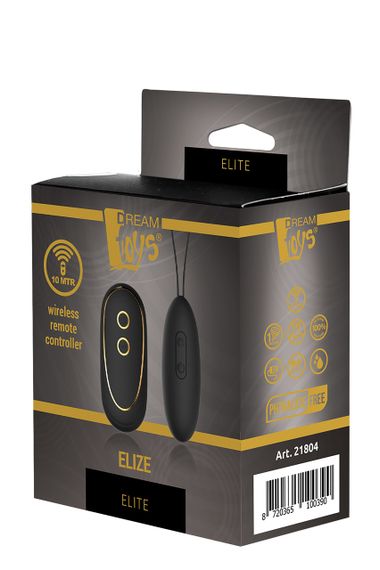Віброяйце з дистанційним управлінням Dream Toys ELITE ELIZE | Зображення 1