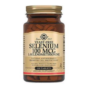 Селен Solgar Selenium, Yeast-Free 100 mcg 100 Tabs
