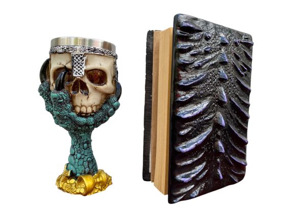 Подарунковий набір Келих 3D Лапа Дракона та Блокнот 3D «Око Ілюзій» | Зображення 1