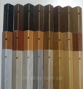 Угол ПВХ 20×20 длина 2,7м разных цветов