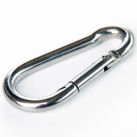 Карабін пожежний М7х70 неіржавкий A2 (пачка, кратно 5 шт.) APRO CF-7N1