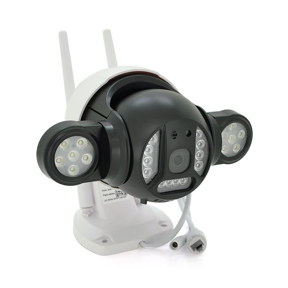 4 Мп Wi-Fi/LAN видеокамера уличная SD/клетка PiPo PP-IPC25D4MP40 PTZ 2.8mm ICSee