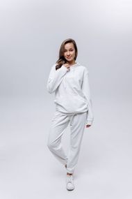 Костюм жіночий (unisex) білий двохнитка