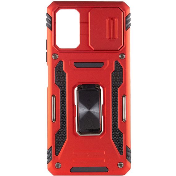 Ударостійкий чохол Camshield Army Ring для Xiaomi Poco X5 Pro 5G / Note 12 Pro 5G Червоний / Red | Зображення 2