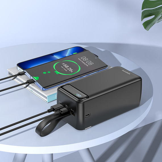 Портативное зарядное устройство BOROFONE POWER BANK 50000MAH BJ 14D, черный | Зображення 2