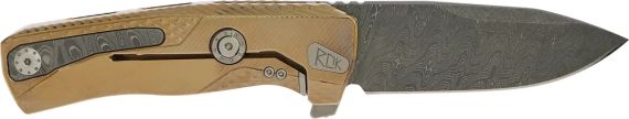 Ніж Lionsteel ROK Damascus Titanium Gold | Зображення 1