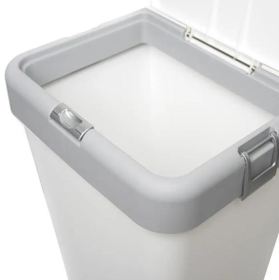 Кошик для білизни Motek білий 40 л (MT-08) | Зображення 3