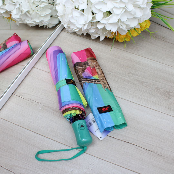 Парасолька жіноча напівавтомат Тауерський міст Парасолька антивітер | Зображення 3