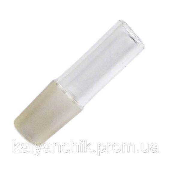 >Коннектор-адаптер держатель для шланга стеклянный №2