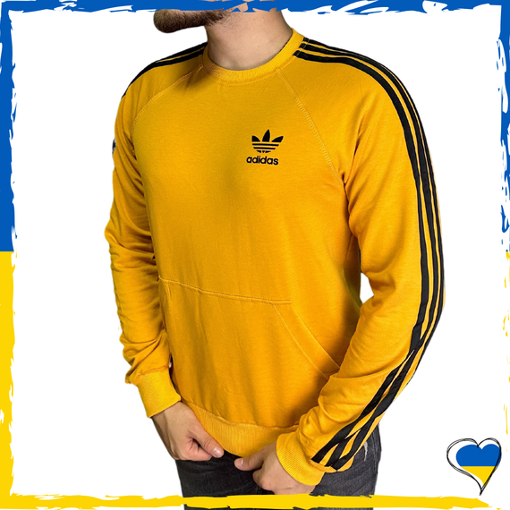 Реглан Adidas горчичный. Реглан Адидас. Кофта Адидас. M, L, XL, 2XL