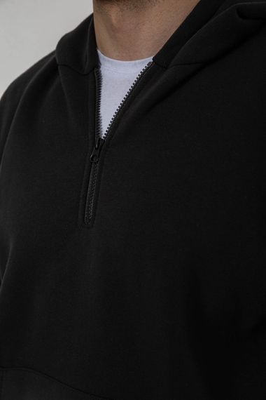 Спортивный костюм мужской на флисе., цвет черный, 238R030 | Зображення 4