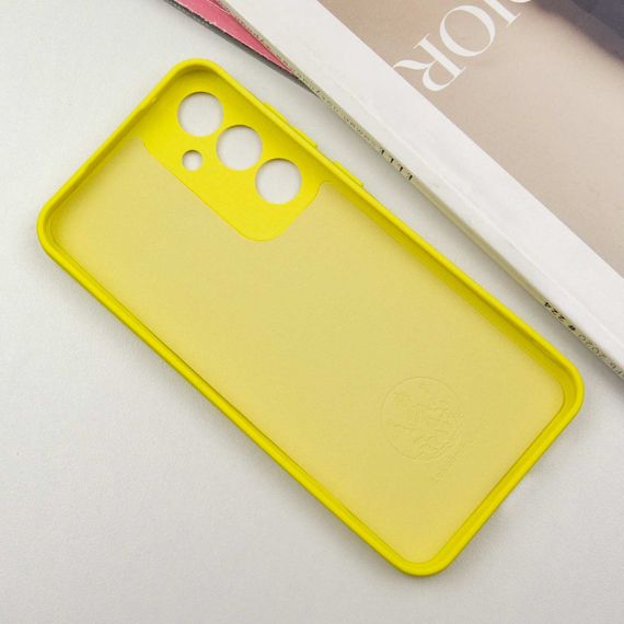 Чохол Silicone Cover Lakshmi Full Camera (A) для Samsung Galaxy S23 FE Жовтий / Flash | Зображення 2