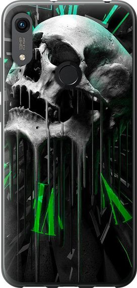 Чехол на Huawei Y6s Череп-часы "4100u-1871-17620"
