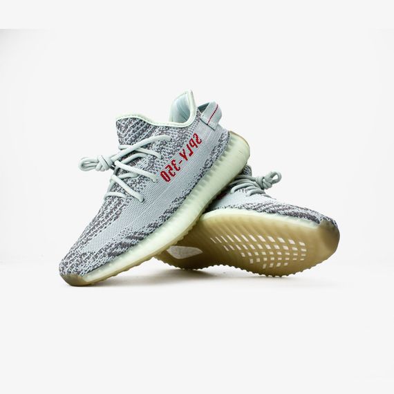 Кросівки Adidas Yeezy Boost синій відтінок | Зображення 6
