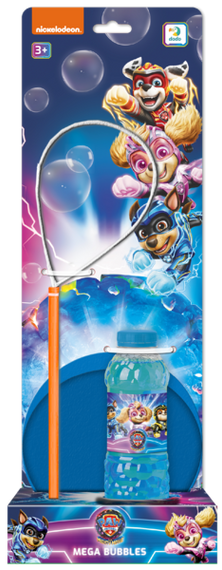 Мильні бульбашки Dodo Mega Bubbles Paw Patrol 450 мл з тарілочкою | Зображення 1