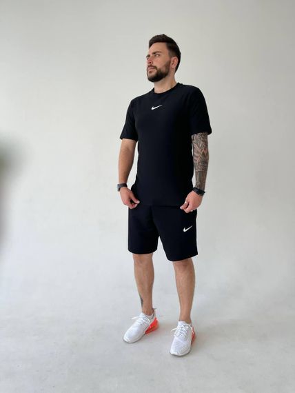 Чоловічий літній костюм Nike чорний | Зображення 2