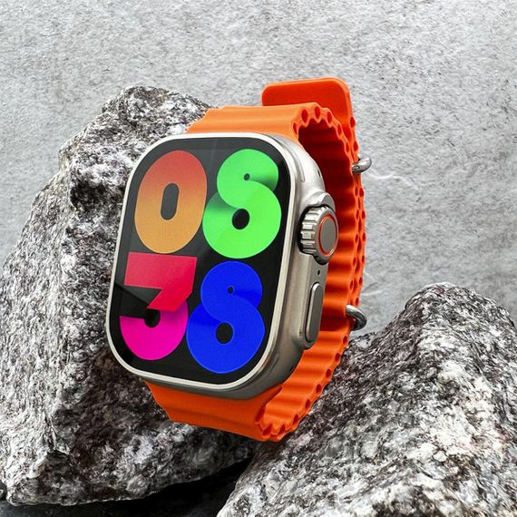 Смартгодинник Saiya SY9 Ultra 2 Amoled+IP67 Silver Orange | Зображення 7